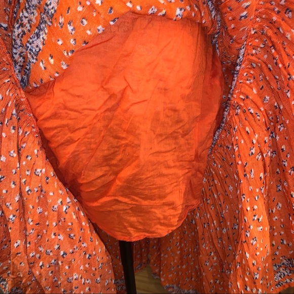 Free People Rare Feeling Orange Maxi Dress - Picture 12 of 16